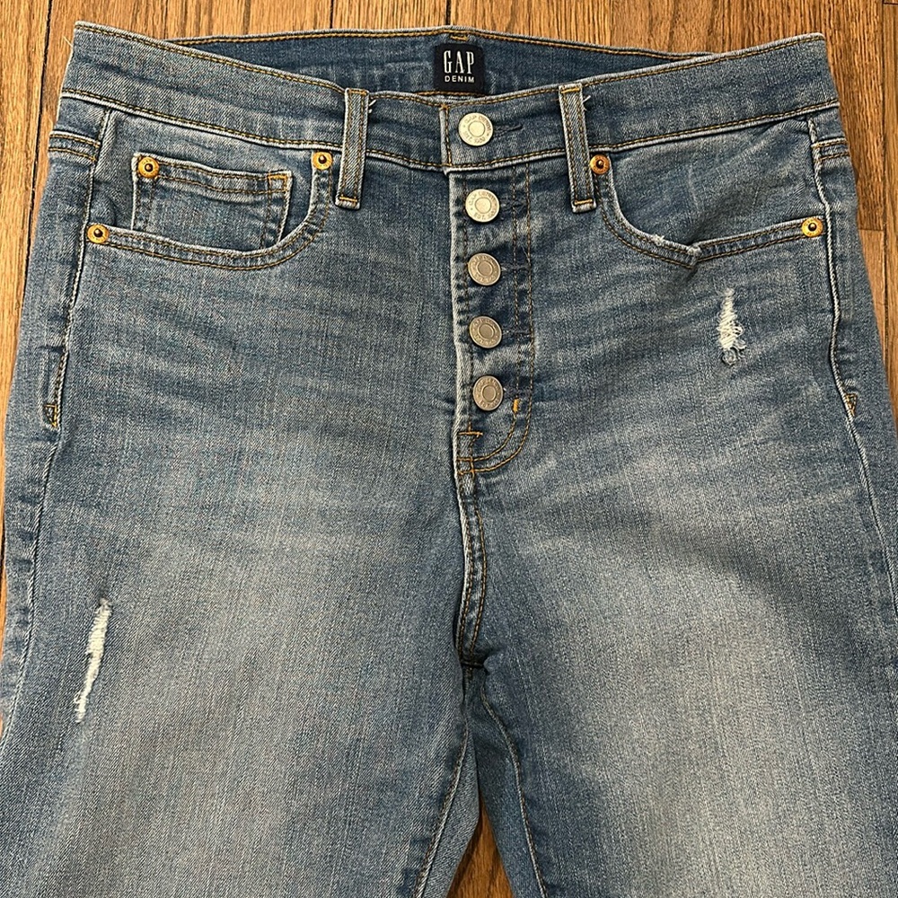 GAP 5 Button High Rise Skinny Jean